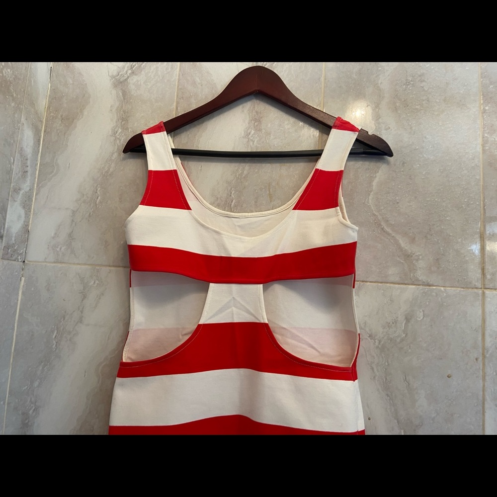 Pencey Red/white Dress - Picture 3 of 6